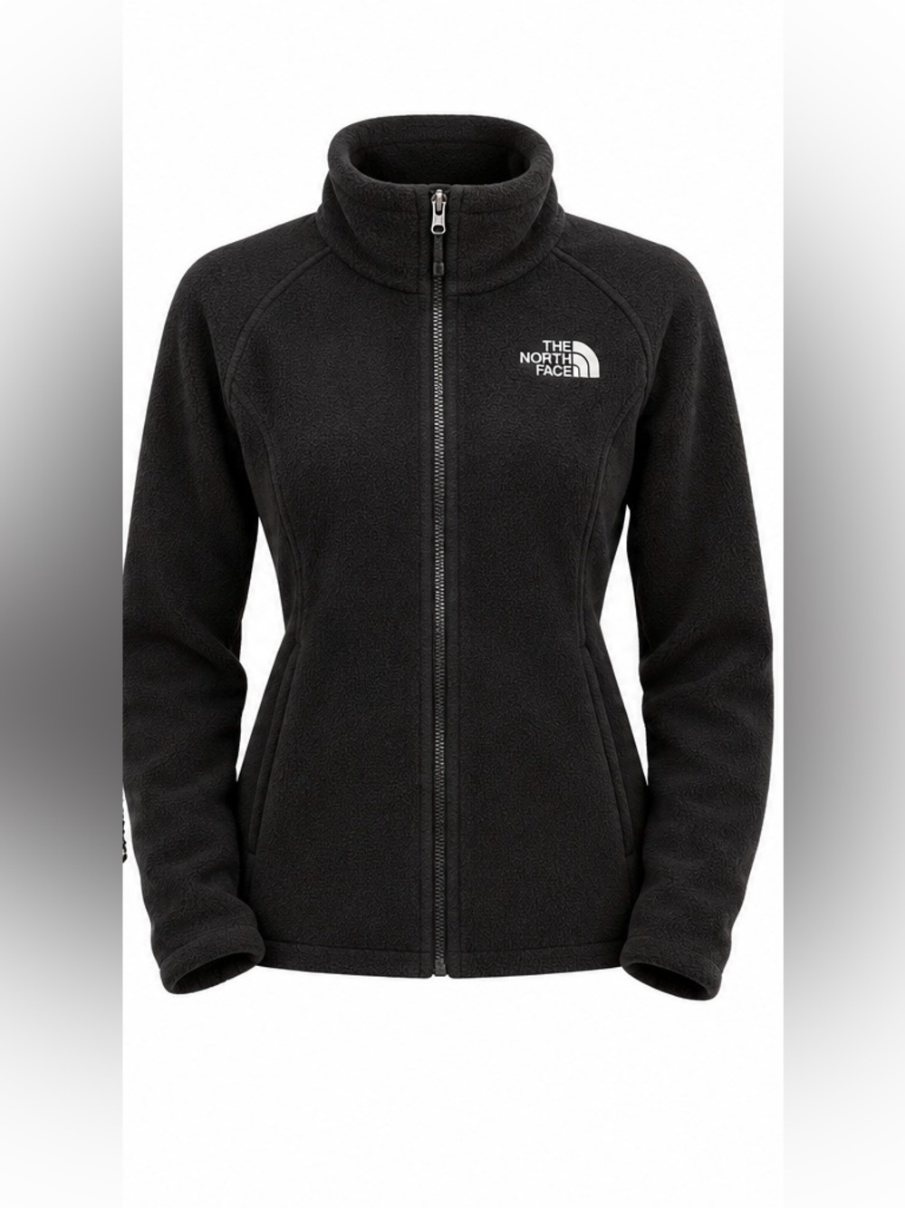 The North Face Women's Black Fleece Jacket - Full Zip